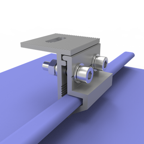 Aluminum Solar Bracket Standing Seam Clip Lock Clamp