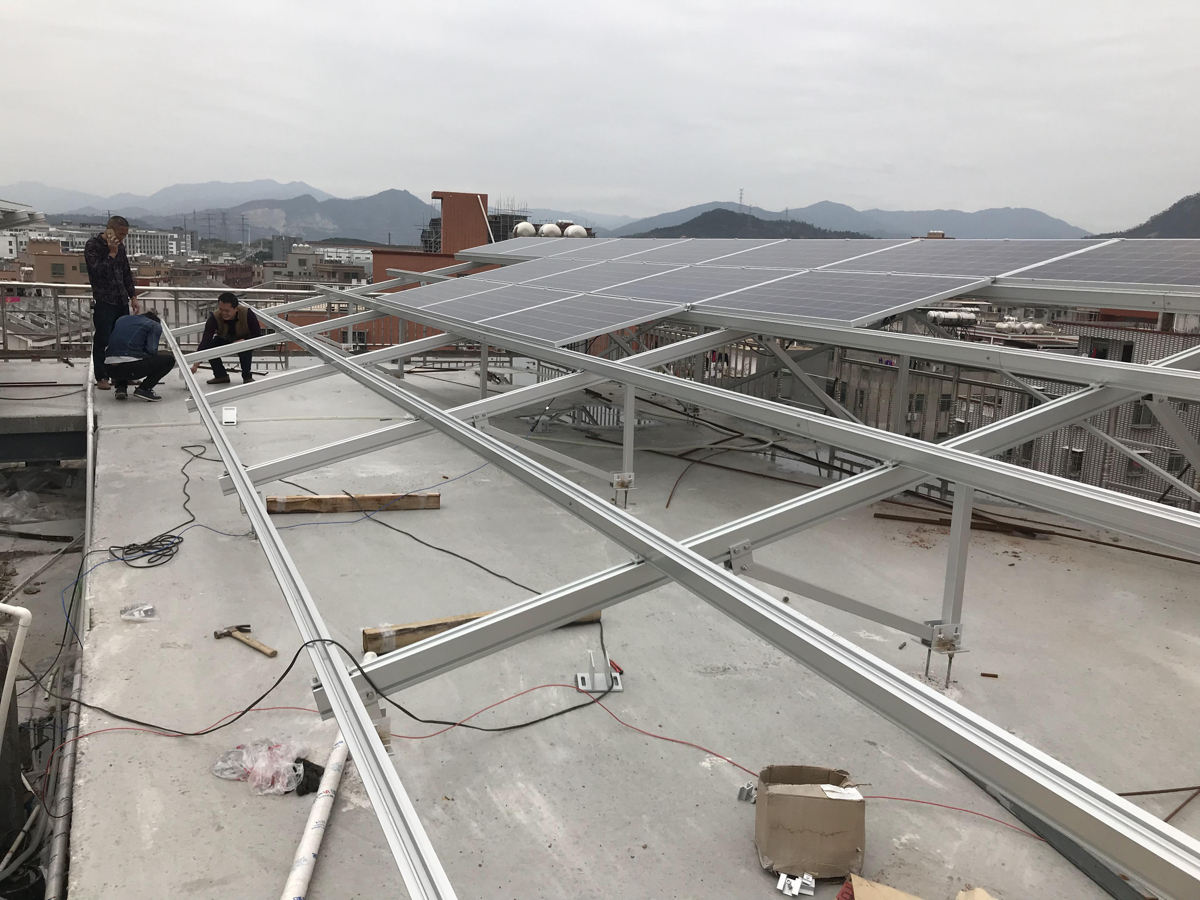 同安水泥平屋顶20kw