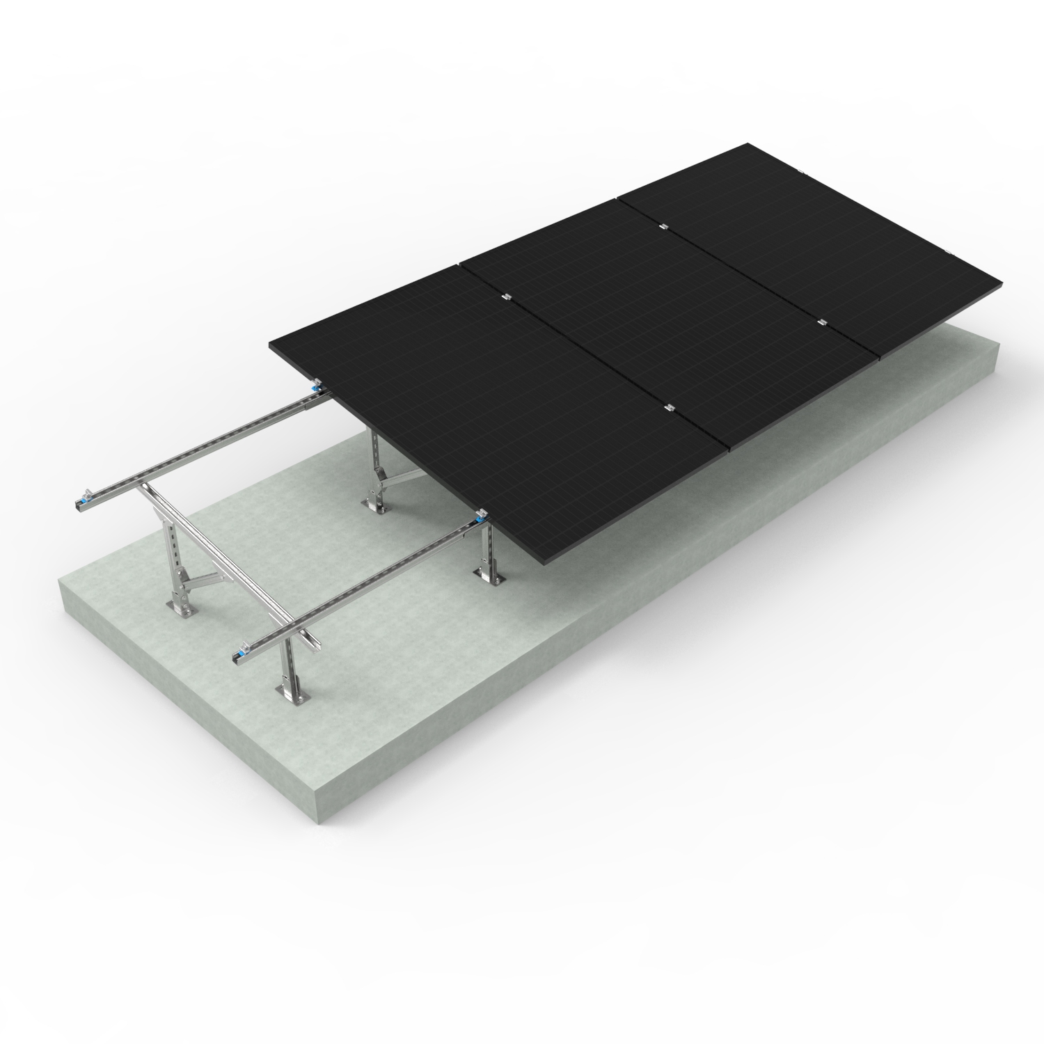 Customizable Solar Brackets Zinc+Aluminum+ Magnesium PV Brackets/ Solar Brackets Structure for Solar System PV Mounting