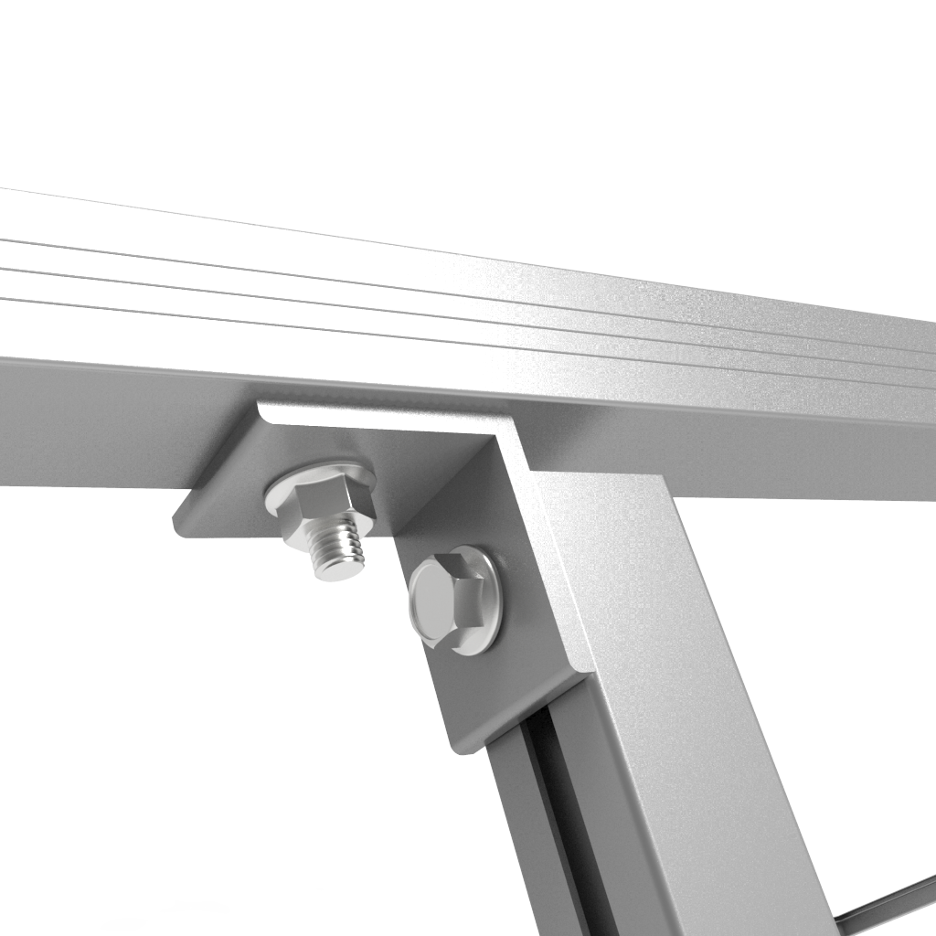 Adjustable Solar Bracket Front and Rear Leg for Flat Roof