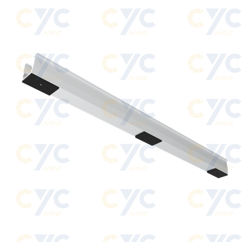 Aluminum Mini Rail Solar PV Structure for Quick Installation for Commercial Roof Mounting