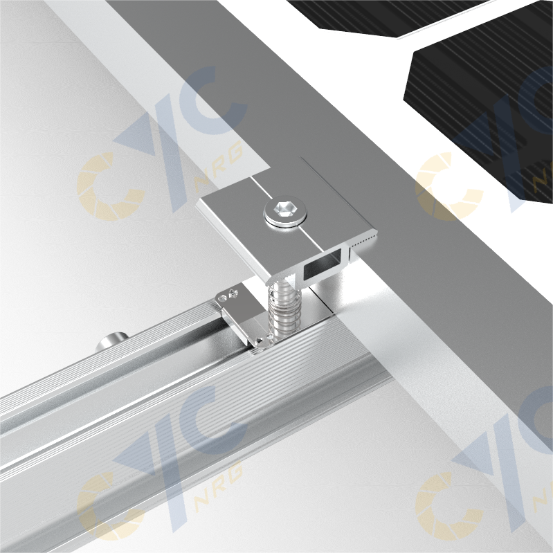 Super Commercial Solar Panel Roof Mounting System Bracket Hook L Feet Clamp 