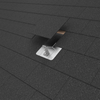 Easy Installation Solar Mounting System Black Waterproof Flashing for Asphalt Roofs