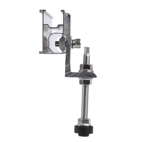 Customizable Solar Bracket Stainless Steel L Feet with Hanger Bolt for Metal Roof Mounting
