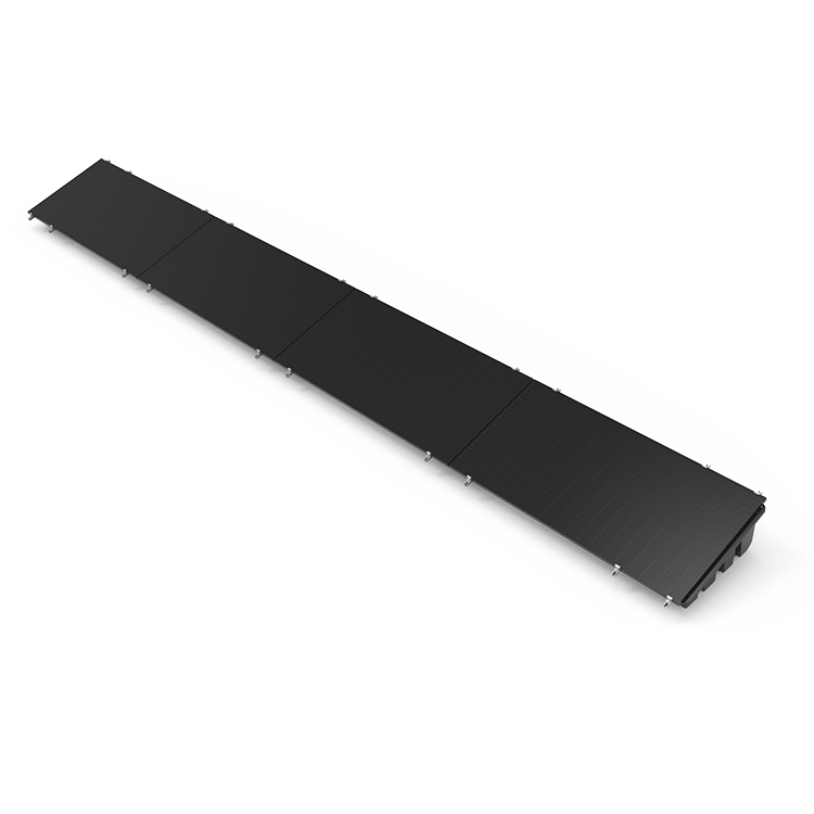 Plastic Solar Panel Ballasted Bracket