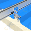 Super Commercial Solar Panel Roof Mounting System Bracket Hook L Feet Clamp 