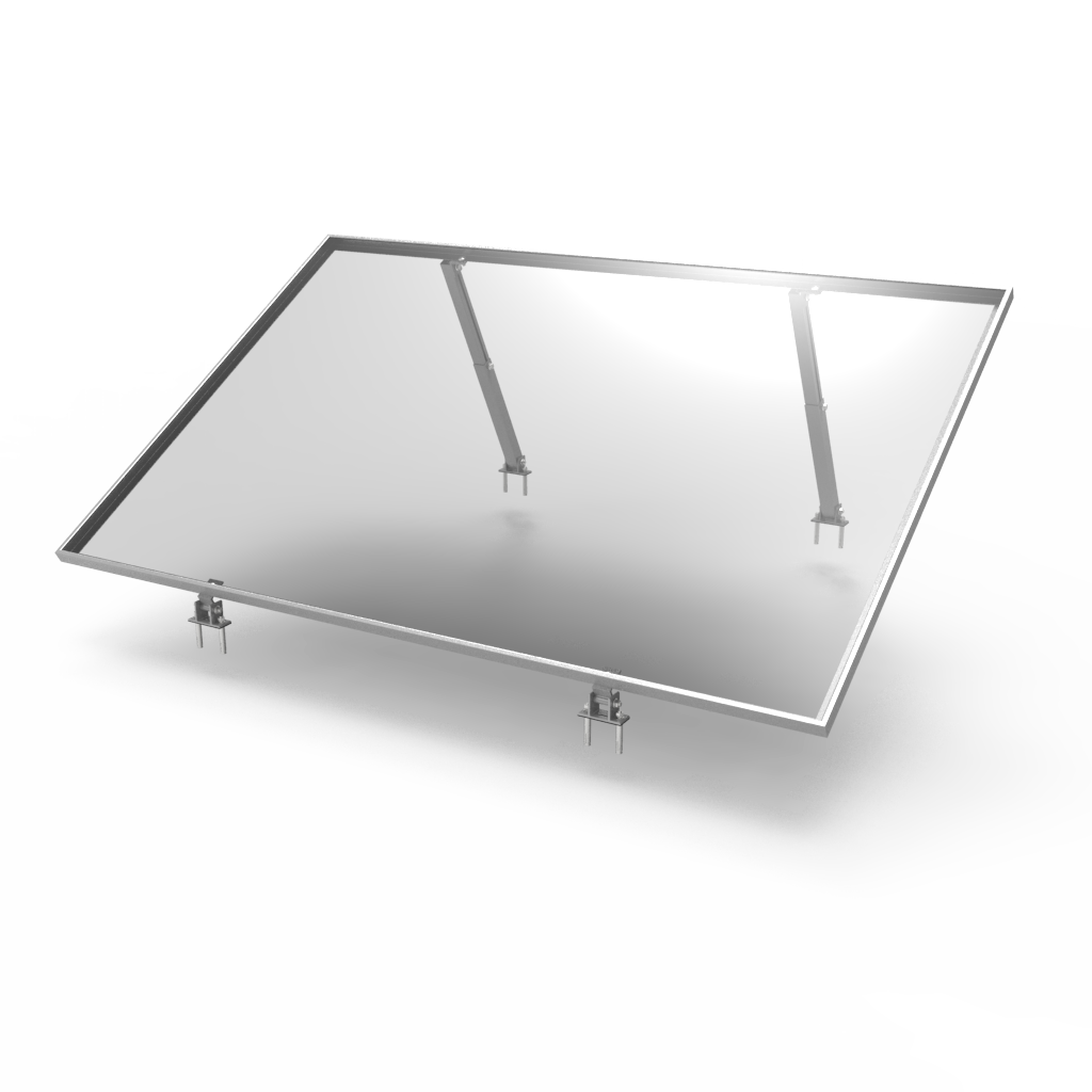 Adjustable Solar Bracket Front and Rear Leg for Flat Roof