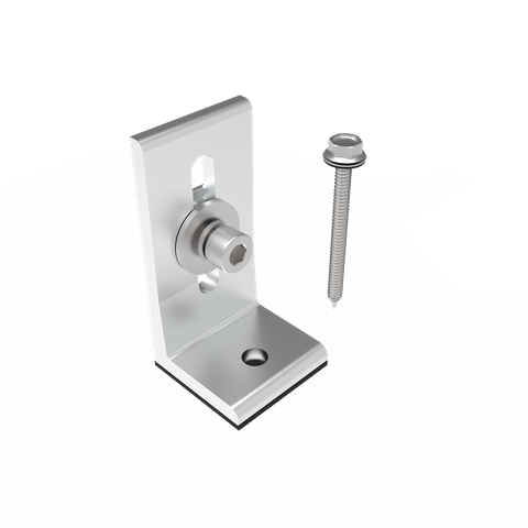Fast-Install Aluminum Roof L Foot Bracket for Solar Mounting Systems
