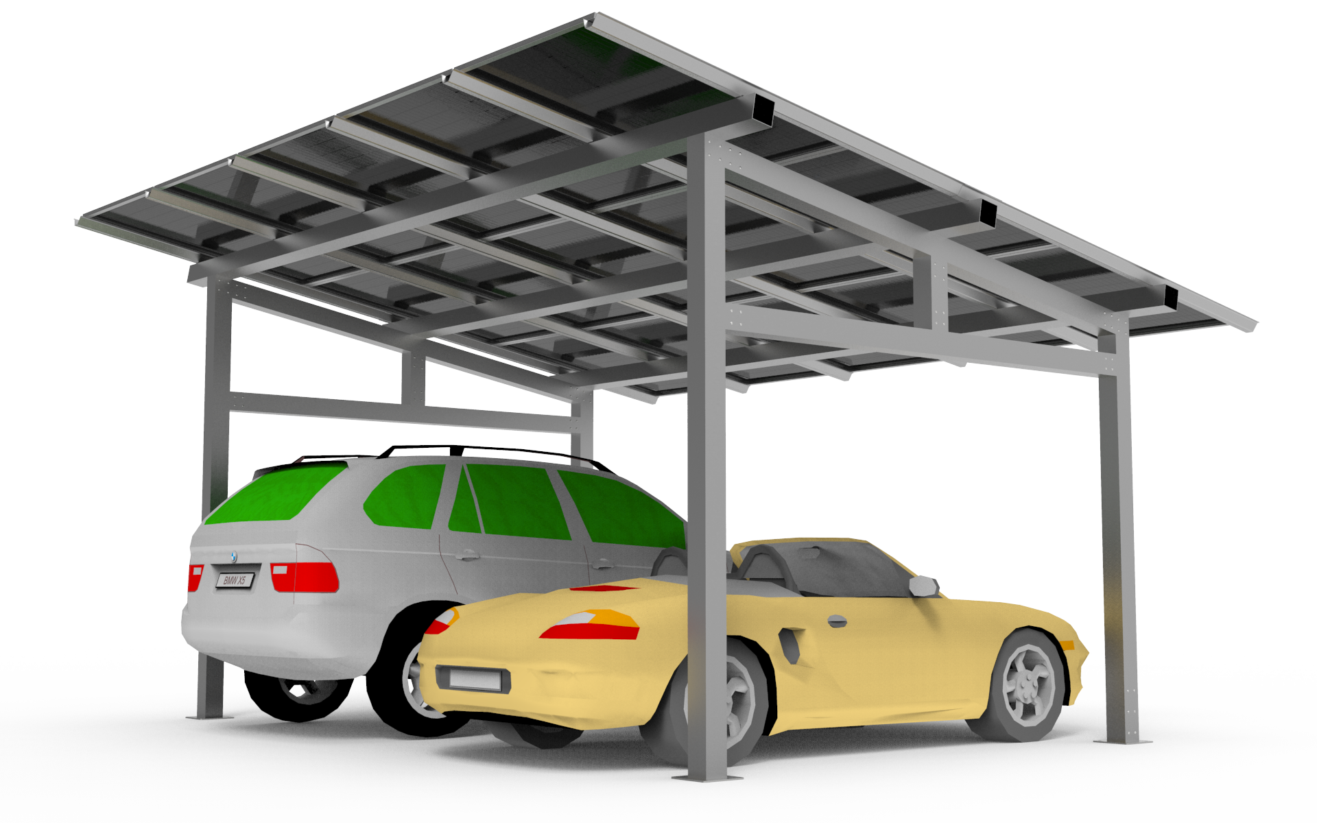 New Aluminum Alloy Solar Carport for Home