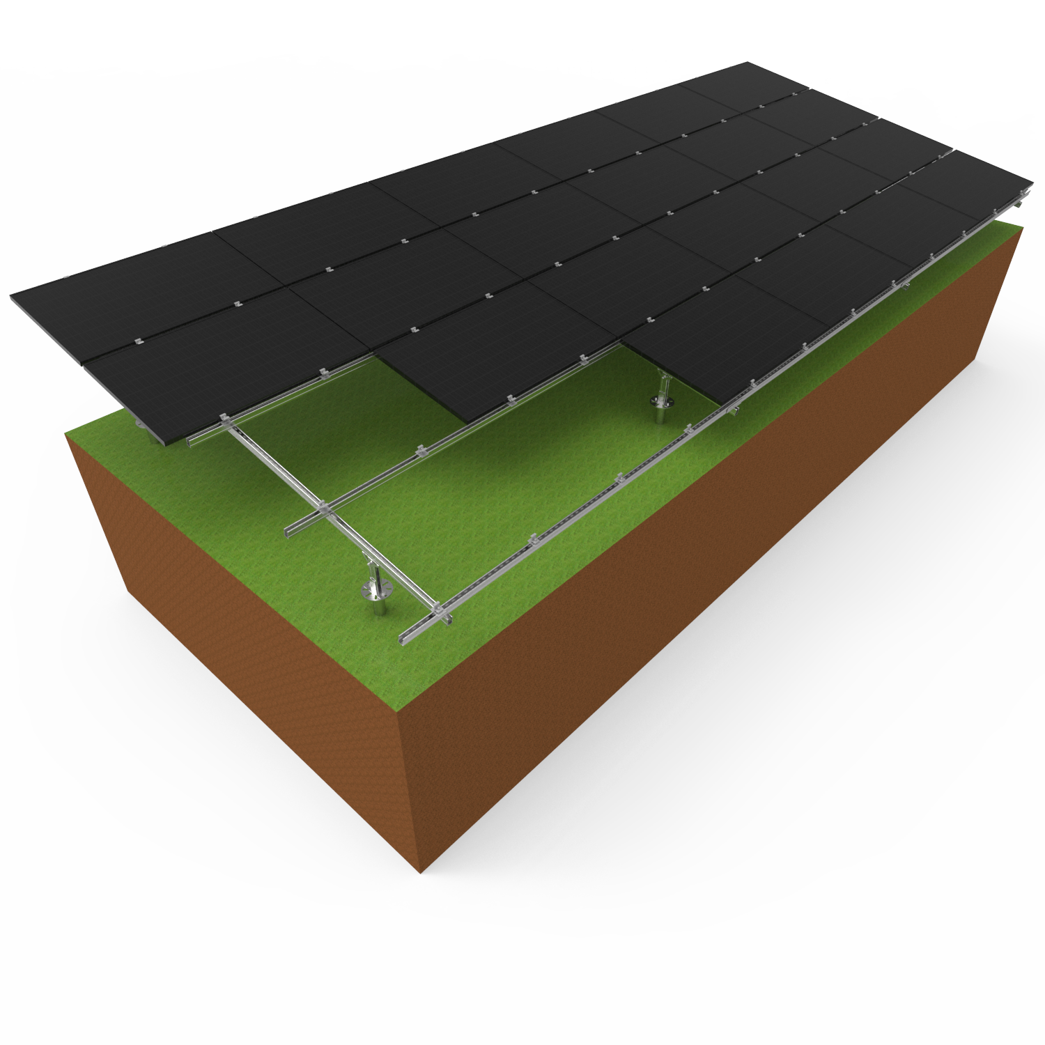 Zinc+Aluminum+ Magnesium Solar Mounting Structure PV Bracket for Solar System