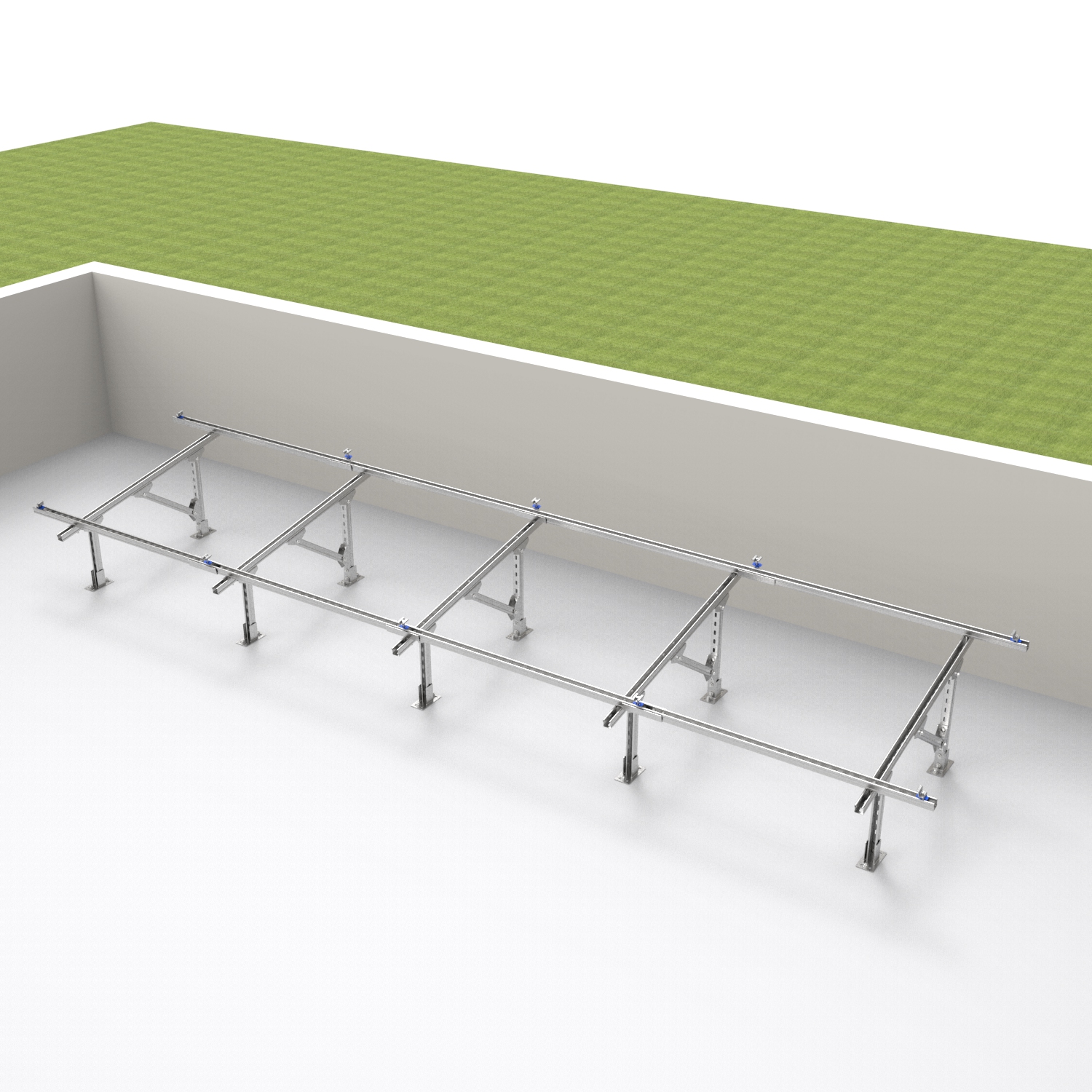 Customizable Solar Brackets Zinc+Aluminum+ Magnesium PV Brackets/ Solar Brackets Structure for Solar System PV Mounting