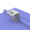 Aluminum Solar Bracket Standing Seam Clip Lock Clamp