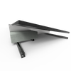 Zinc Aluminum Magnesium U-Shaped Steel 80g-275g Solar Flat Roof Mounting System Brackets