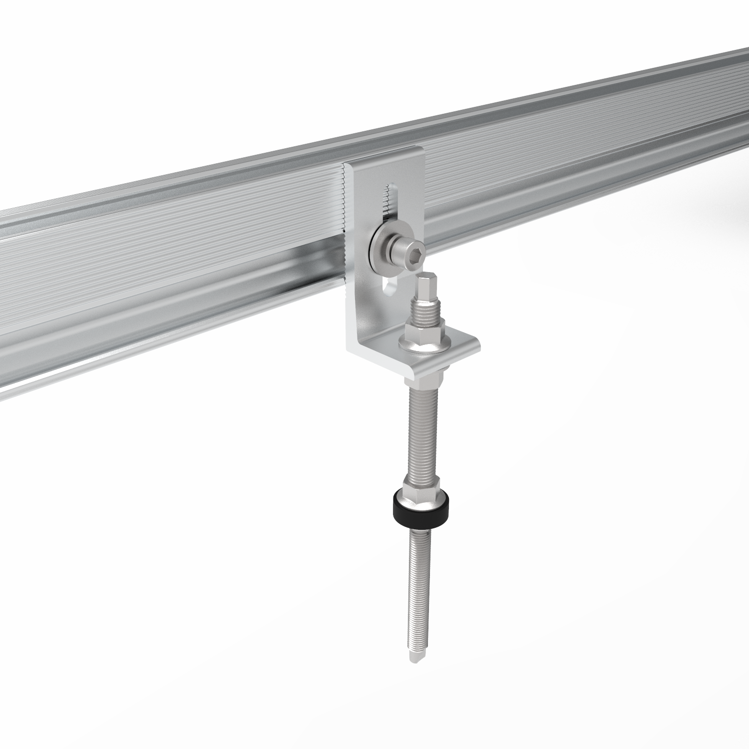 OEM Metal Roof Aluminum Solar L Feet with Hanger Bolt